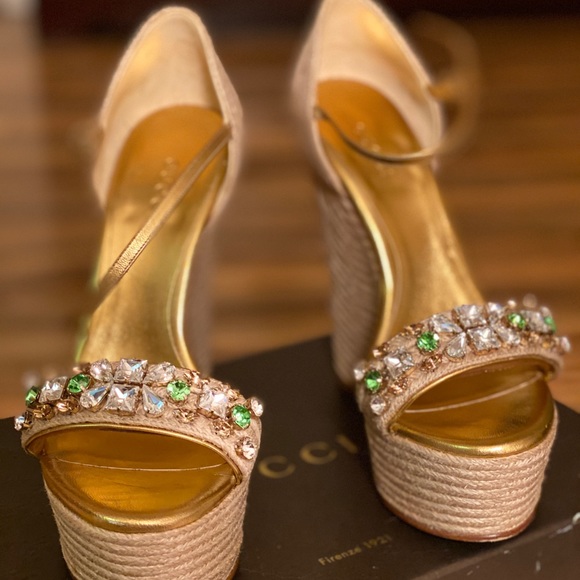 Gucci wedges with crystals - Picture 4 of 10